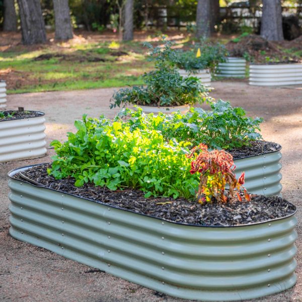 17" Tall L-Shaped Raised Garden Bed Kit - Large Size - Image 16