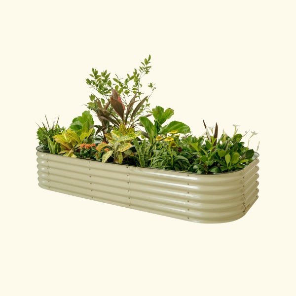 17" Tall 10 In 1 Jumbo Modular Metal Raised Garden Bed Kit - Image 2
