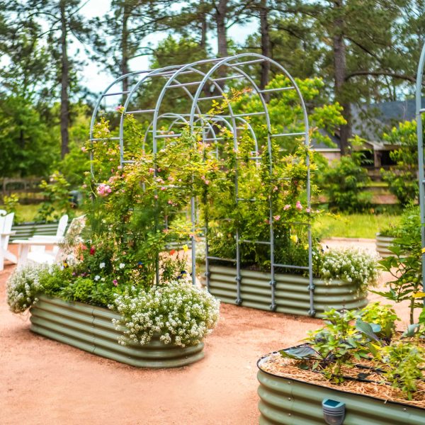 17" Tall 9 In 1 Large Modular Metal Raised Garden Bed Kit - Image 18