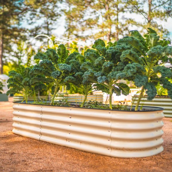 17" Tall 6 In 1 Medium Modular Metal Raised Garden Bed Kit - Image 5