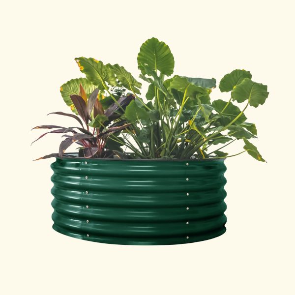 17" Tall 42" Wide Round Metal Raised Garden Bed Kit - Image 13