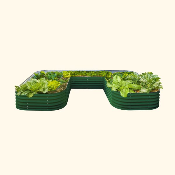17" Tall U-Shaped Raised Garden Bed Kit - Jumbo Size - Image 10