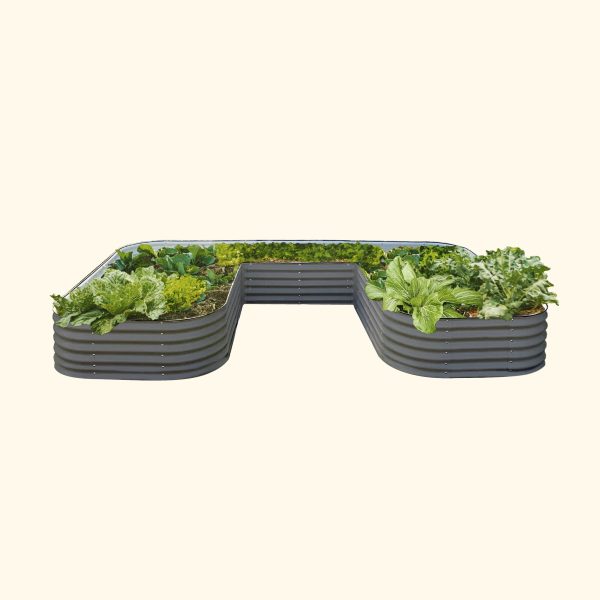 17" Tall U-Shaped Raised Garden Bed Kit - Jumbo Size - Image 9