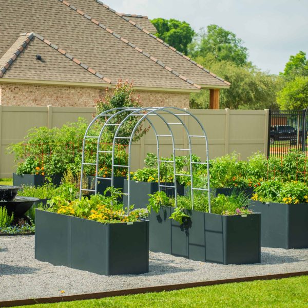 32" Extra Tall Modern 27" x 83" Metal Raised Garden Bed - Image 5