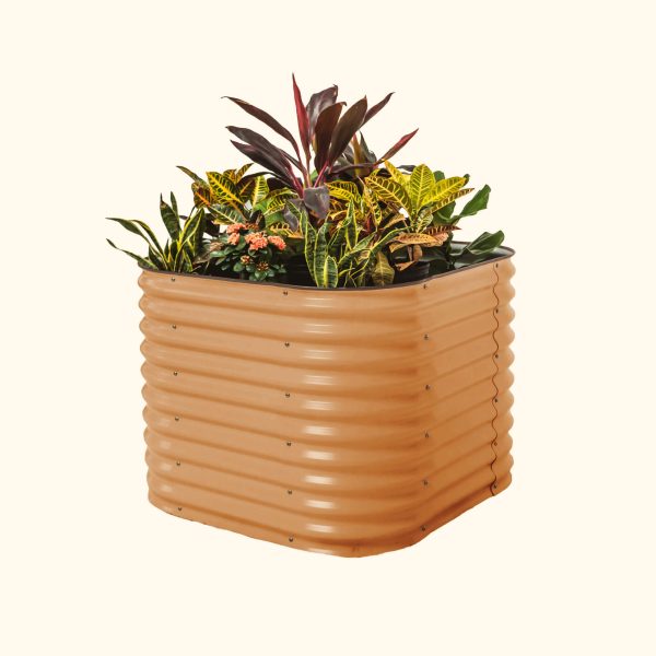 32" Extra Tall 4 In 1 Small Modular Metal Raised Garden Bed Kit - Image 12