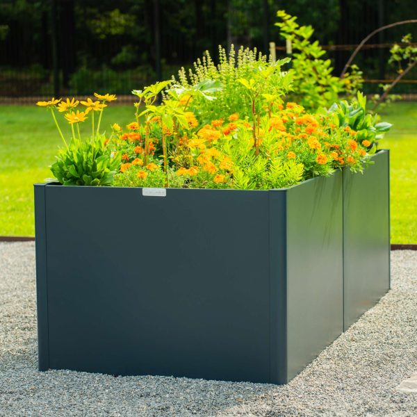32" Extra Tall Modern 42" x 83" Metal Raised Garden Bed - Image 7