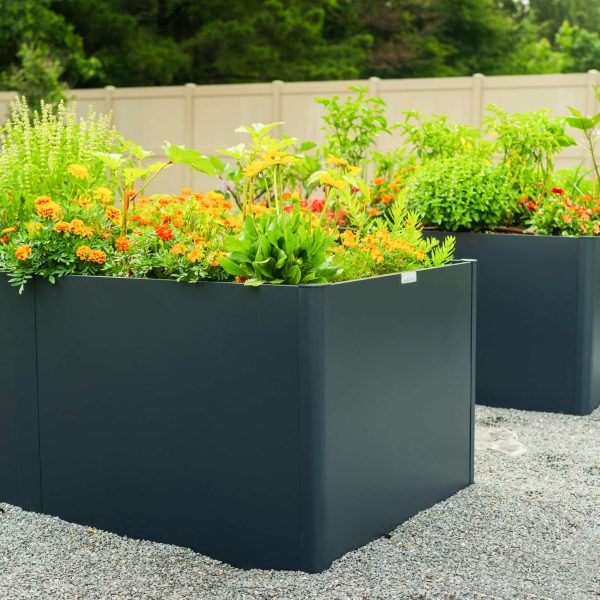 32" Extra Tall Modern 42" x 83" Metal Raised Garden Bed - Image 8