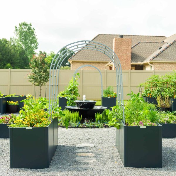 32" Extra Tall Modern 42" x 83" Metal Raised Garden Bed - Image 6