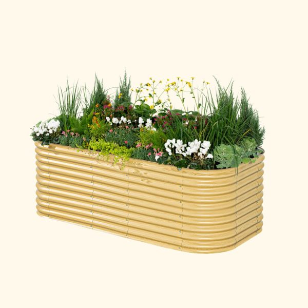 32" Extra Tall 10 In 1 Jumbo Modular Metal Raised Garden Bed Kit - Image 17