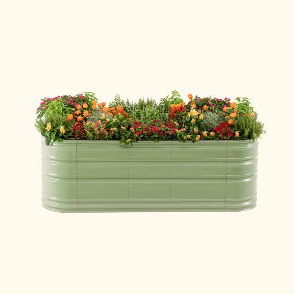 32" Tall 10 In 1 Jumbo Novel Modular Metal Raised Garden Bed Kit - Image 3