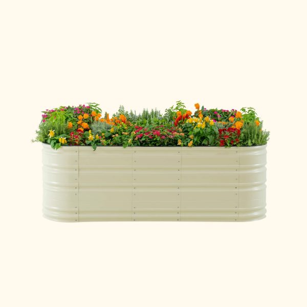 32" Tall 10 In 1 Jumbo Novel Modular Metal Raised Garden Bed Kit - Image 2