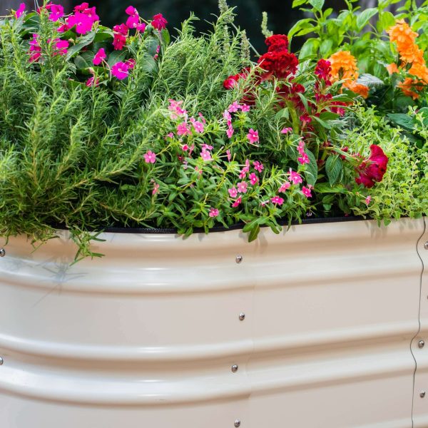32" Tall 6 In 1 Medium Novel Modular Metal Raised Garden Bed Kit - Image 6