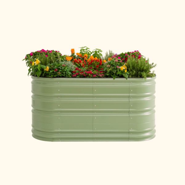 32" Tall 6 In 1 Medium Novel Modular Metal Raised Garden Bed Kit - Image 3