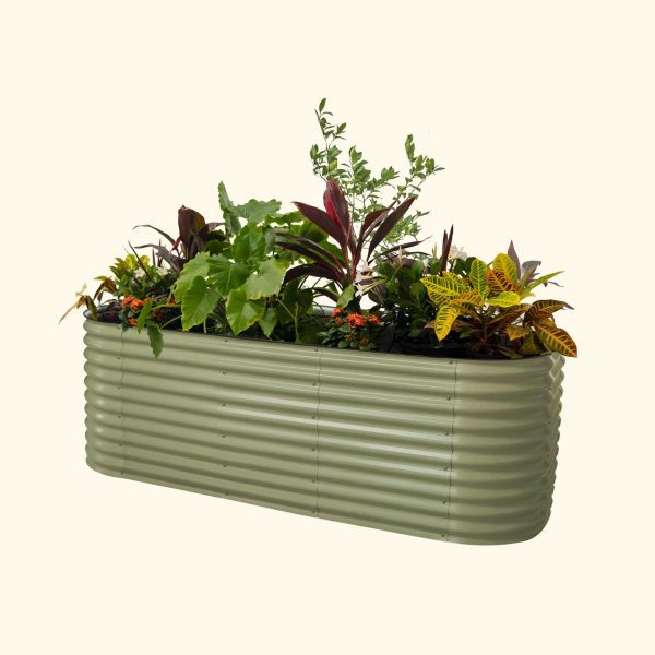 32" Extra Tall 10 In 1 Jumbo Modular Metal Raised Garden Bed Kit - Image 12