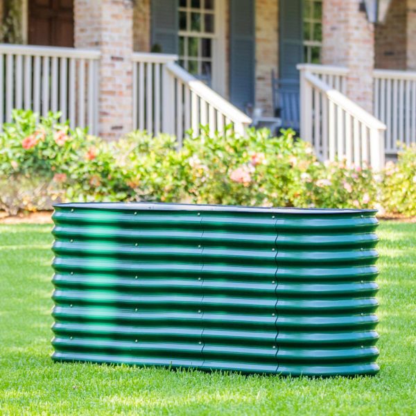 32" Extra Tall 6 In 1 Medium Modular Metal Raised Garden Bed Kit - Image 18