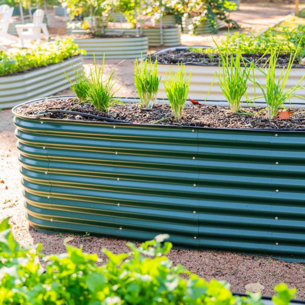 32" Extra Tall 9 In 1 Large Modular Metal Raised Garden Bed Kit - Image 3