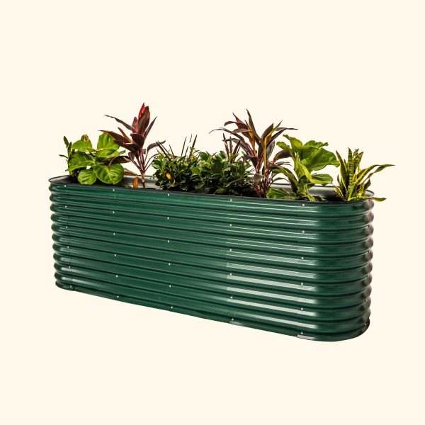 32" Extra Tall 9 In 1 Large Modular Metal Raised Garden Bed Kit - Image 13