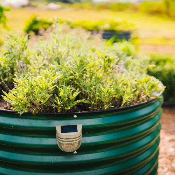 32" Extra Tall 42" Wide Round Metal Raised Garden Bed Kit - Image 3