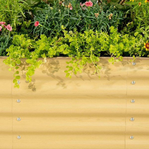 17" Tall 6 In 1 Medium Modular Metal Raised Garden Bed Kit - Image 20